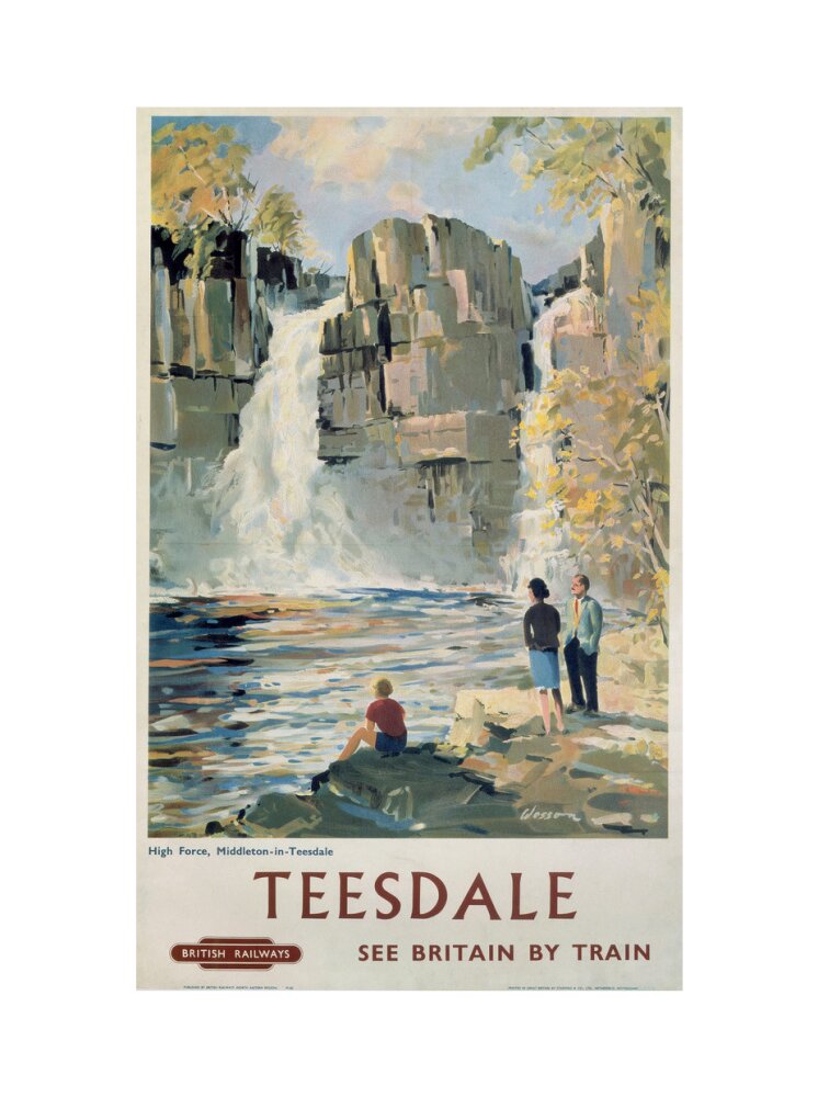'Teesdale', BR poster, 1962. art print extra large none Art Print - Science Museum Shop