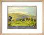 'The South Downs', SR poster, 1946. art print extra small natural Art Print - Science Museum Shop