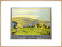 'The South Downs', SR poster, 1946. art print large natural Art Print - Science Museum Shop