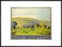 'The South Downs', SR poster, 1946. art print extra large black Art Print - Science Museum Shop