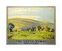 'The South Downs', SR poster, 1946. unstretched canvas medium none Art Print - Science Museum Shop