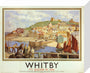 'Whitby', LNER poster, 1935. stretched canvas small none Art Print - Science Museum Shop