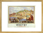 'Whitby', LNER poster, 1935. art print medium gold Art Print - Science Museum Shop