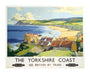 'The Yorkshire Coast', BR poster, 1950s. unstretched canvas extra large none Art Print - Science Museum Shop