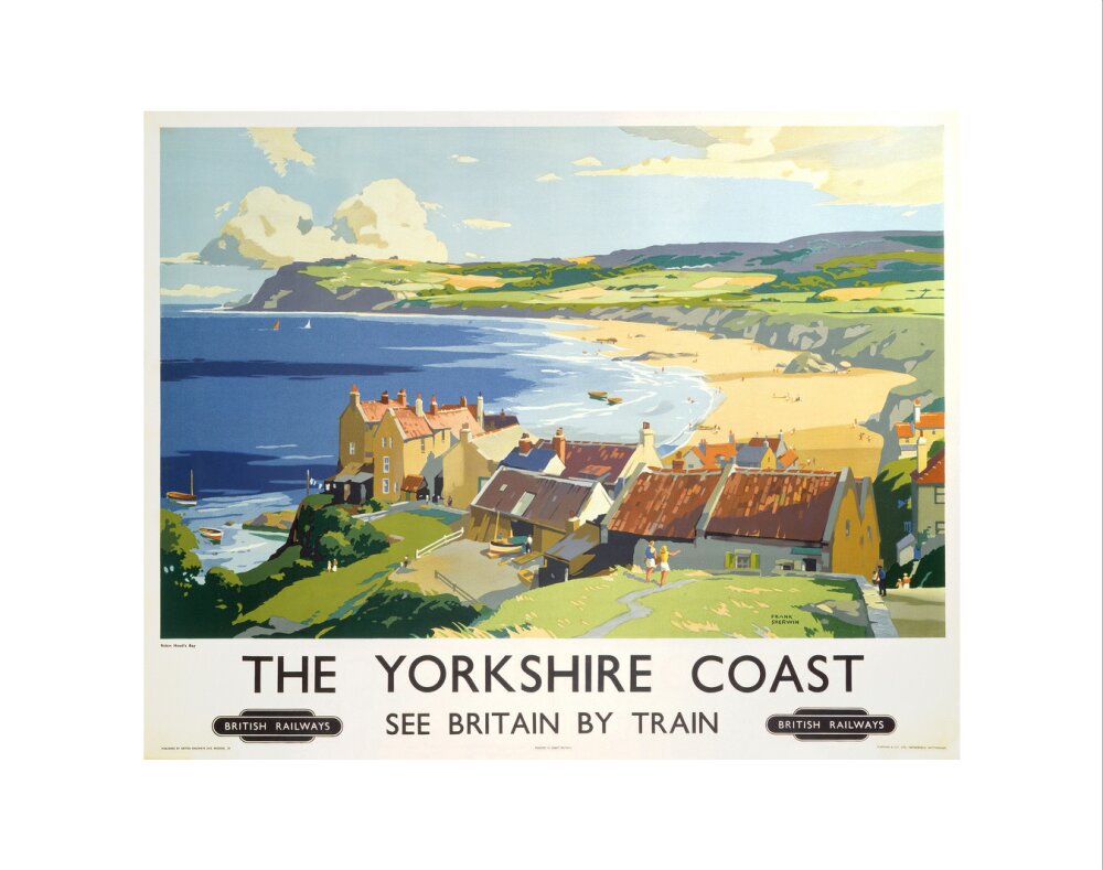 'The Yorkshire Coast', BR poster, 1950s. art print extra small none Art Print - Science Museum Shop