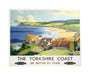 'The Yorkshire Coast', BR poster, 1950s. unstretched canvas medium none Art Print - Science Museum Shop