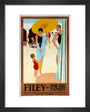'Filey for the Family', LNER poster, c 1925. art print extra small black Art Print - Science Museum Shop