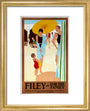 'Filey for the Family', LNER poster, c 1925. art print extra small gold Art Print - Science Museum Shop