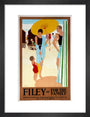 'Filey for the Family', LNER poster, c 1925. art print small black Art Print - Science Museum Shop