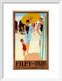 'Filey for the Family', LNER poster, c 1925. art print small white Art Print - Science Museum Shop