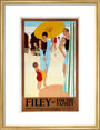 'Filey for the Family', LNER poster, c 1925. art print medium gold Art Print - Science Museum Shop