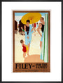 'Filey for the Family', LNER poster, c 1925. art print large black Art Print - Science Museum Shop