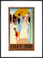 'Filey for the Family', LNER poster, c 1925. art print extra large black Art Print - Science Museum Shop