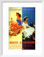 'Roker & Seaburn: Sunderland's Twin Resorts', BR poster, 1962. art print small white Art Print - Science Museum Shop
