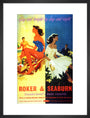 'Roker & Seaburn: Sunderland's Twin Resorts', BR poster, 1962. art print medium black Art Print - Science Museum Shop