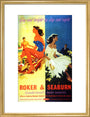 'Roker & Seaburn: Sunderland's Twin Resorts', BR poster, 1962. art print medium gold Art Print - Science Museum Shop