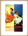 'Roker & Seaburn: Sunderland's Twin Resorts', BR poster, 1962. art print medium natural Art Print - Science Museum Shop