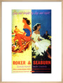 'Roker & Seaburn: Sunderland's Twin Resorts', BR poster, 1962. art print large natural Art Print - Science Museum Shop
