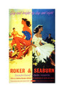 'Roker & Seaburn: Sunderland's Twin Resorts', BR poster, 1962. unstretched canvas medium none Art Print - Science Museum Shop