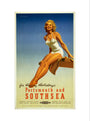 'Portsmouth and Southsea', BR poster, 1950s. art print extra large none Art Print - Science Museum Shop