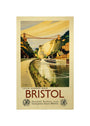 'Clifton Suspension Bridge, Bristol', GWR/LMS poster, c 1936. unstretched canvas small none Art Print - Science Museum Shop