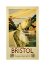 'Clifton Suspension Bridge, Bristol', GWR/LMS poster, c 1936. unstretched canvas medium none Art Print - Science Museum Shop