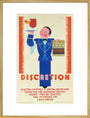 'Discretion', LNER poster, 1933. art print extra large gold Art Print - Science Museum Shop