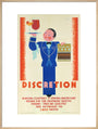'Discretion', LNER poster, 1933. art print extra large natural Art Print - Science Museum Shop