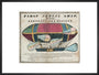 The 'Eagle', the 'First aerial Ship', 1834. art print large black Art Print - Science Museum Shop