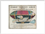 The 'Eagle', the 'First aerial Ship', 1834. art print extra large white Art Print - Science Museum Shop