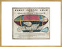 The 'Eagle', the 'First aerial Ship', 1834. art print extra large gold Art Print - Science Museum Shop