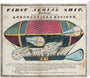 The 'Eagle', the 'First aerial Ship', 1834. stretched canvas large none Art Print - Science Museum Shop