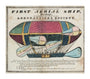 The 'Eagle', the 'First aerial Ship', 1834. unstretched canvas extra large none Art Print - Science Museum Shop