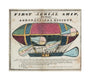 The 'Eagle', the 'First aerial Ship', 1834. unstretched canvas medium none Art Print - Science Museum Shop