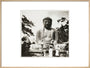 Tourists at Kamakura temple, c 1905. art print extra large natural Art Print - Science Museum Shop