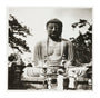 Tourists at Kamakura temple, c 1905. unstretched canvas extra large none Art Print - Science Museum Shop