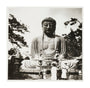 Tourists at Kamakura temple, c 1905. unstretched canvas large none Art Print - Science Museum Shop