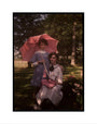 Two girls in a garden, 1908. art print extra small none Art Print - Science Museum Shop