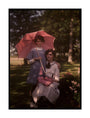 Two girls in a garden, 1908. unstretched canvas large none Art Print - Science Museum Shop