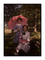 Two girls in a garden, 1908. unstretched canvas extra large none Art Print - Science Museum Shop