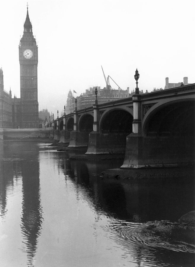 Westminster Bridge and the Houses of Parliament, London, c 1920s. Art Print - Science Museum Shop