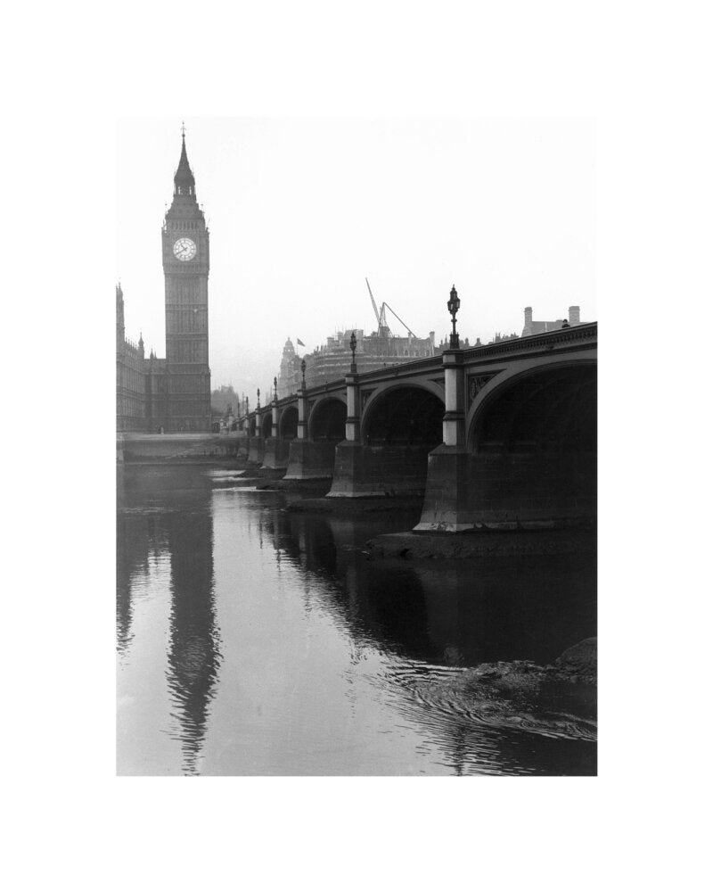 Westminster Bridge and the Houses of Parliament, London, c 1920s. unstretched canvas small none Art Print - Science Museum Shop