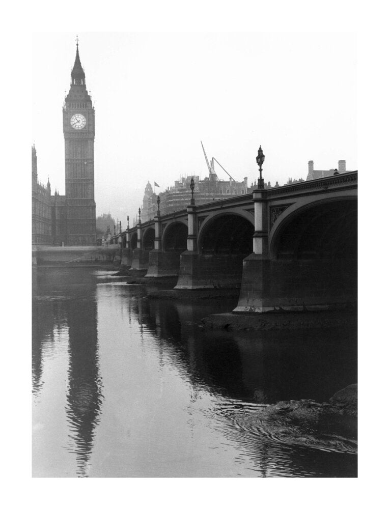 Westminster Bridge and the Houses of Parliament, London, c 1920s. unstretched canvas extra large none Art Print - Science Museum Shop