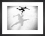 Ice-skater casting a shadow, c 1930s. art print extra small black Art Print - Science Museum Shop
