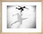 Ice-skater casting a shadow, c 1930s. art print extra small natural Art Print - Science Museum Shop