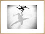 Ice-skater casting a shadow, c 1930s. art print medium natural Art Print - Science Museum Shop
