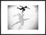 Ice-skater casting a shadow, c 1930s. art print large black Art Print - Science Museum Shop