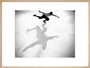 Ice-skater casting a shadow, c 1930s. art print large natural Art Print - Science Museum Shop
