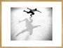 Ice-skater casting a shadow, c 1930s. art print extra large gold Art Print - Science Museum Shop