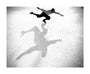 Ice-skater casting a shadow, c 1930s. unstretched canvas large none Art Print - Science Museum Shop